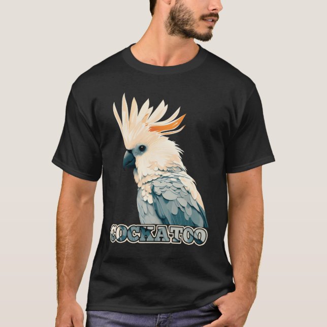 Cockatoo Bird Cockatoo Parrot lover eotic Birds bo T-Shirt (Front)