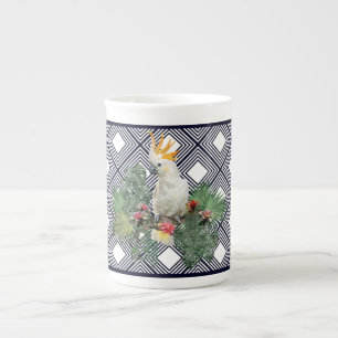 Cockatoo  Bird in Paradise Bone China Mug