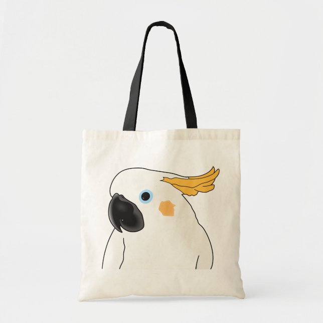 Cockatoo Bust Tote Bag (Front)