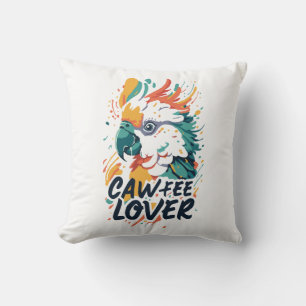 Cockatoo Coffee Lover Cushion