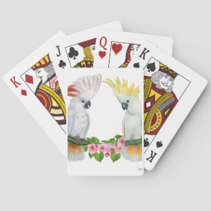 COCKATOO COURTSHIP PLAYING CARDS