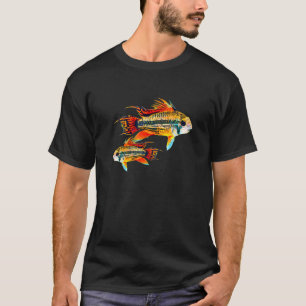 Cockatoo Dwarf Cichlid Apistogramma Cichlids Aquar T-Shirt