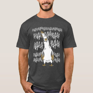 Cockatoo eotic Birds Screaming Bird Cockatoo retro T-Shirt