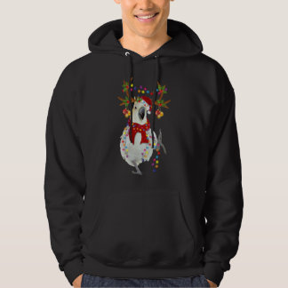 Cockatoo Gorgeous Reindeer Christmas Tree Light Xm Hoodie