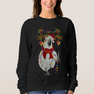 Cockatoo Gorgeous Reindeer Christmas Tree Light Xm Sweatshirt