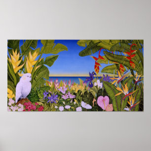 Cockatoo in Paradise Poster