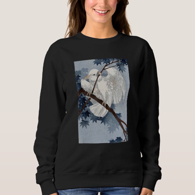 Cockatoo in Tree by Ohara Koson Sweatshirt (Front)