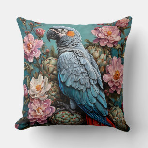 Cockatoo parrot cushion