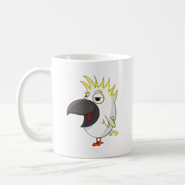Cockatoo Parrot Mug  (Left)