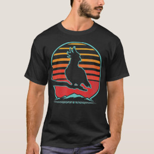 Cockatoo Parrot Retro Vintage 80s Style Birding Gi T-Shirt