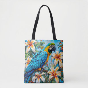Cockatoo parrot tote bag