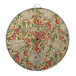 Cockatoo & Pomegranate by Walter Crane Art Nouveau Dartboard