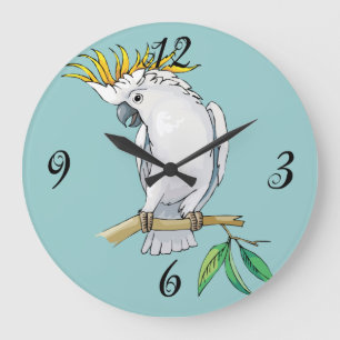 Cockatoo Wall Clock