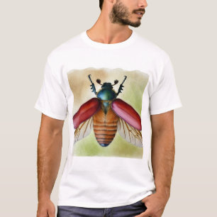 Cockchafer dorsal view watercolor ink 150724IREF10 T-Shirt