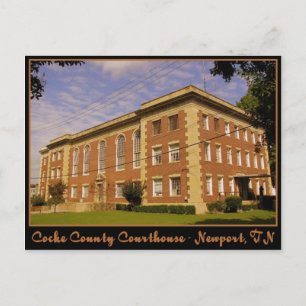 Cocke County Courthouse - Newport, TN Postcard