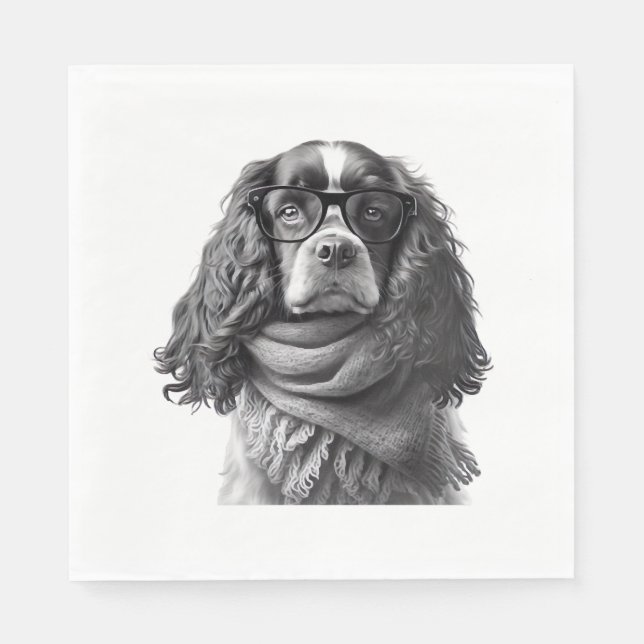 Cocker glases napkin (Front)