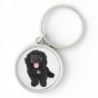 cocker poodle mix puppy Keychain