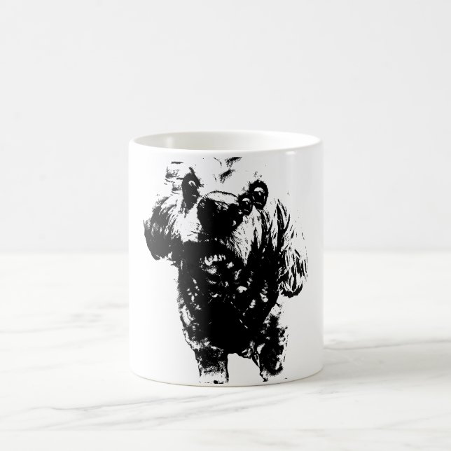 Cocker Sketch – Bold Ink Coffee Mug (Center)