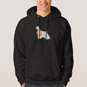 Cocker Spaniel Aloha Hawaiian Lei Dog Hoodie