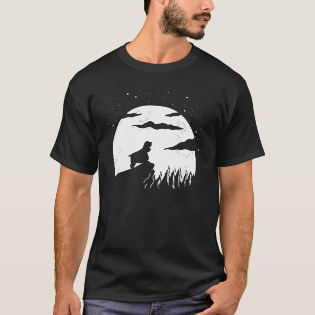 Cocker Spaniel and Mountain T-Shirt (Front)