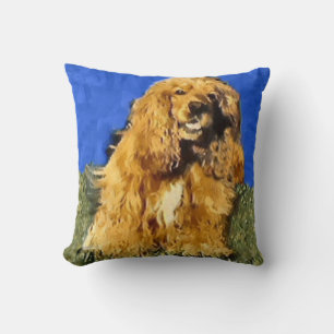 Cocker Spaniel Art Cushion