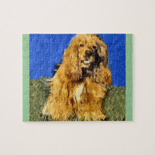 Cocker Spaniel Art Jigsaw Puzzle
