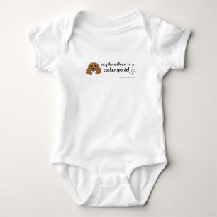 cocker spaniel baby bodysuit