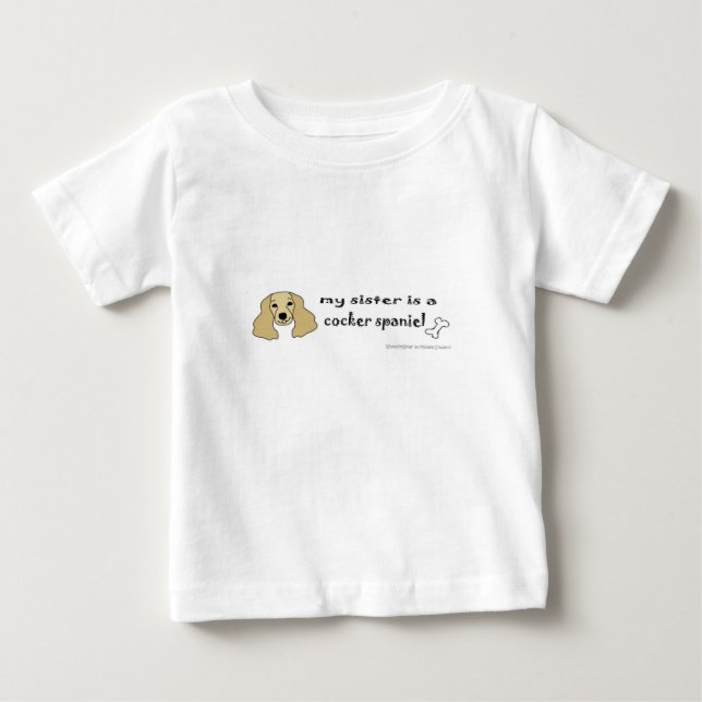 cocker spaniel baby T-Shirt (Front)