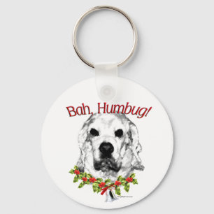 Cocker Spaniel Bah Humbug Keychain