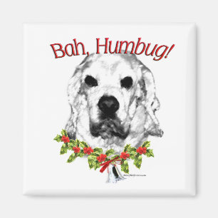 Cocker Spaniel Bah Humbug Magnet