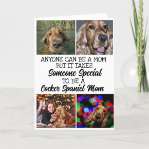 Cocker Spaniel ...Best Mum Mother's Day Card
