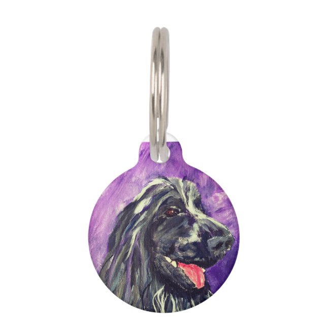  Cocker Spaniel Blue Roan Dog Painted       Pet Tag (Front)