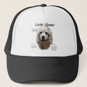 Cocker Spaniel (buff) History Design Trucker Hat