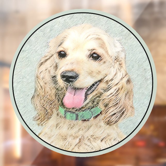 Cocker Spaniel Buff Painting - Original Dog Art (Sheet 2)