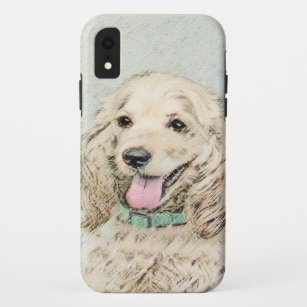 Cocker Spaniel Buff Painting - Original Dog Art Case-Mate iPhone Case