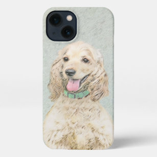 Cocker Spaniel Buff Painting - Original Dog Art iPhone 13 Case