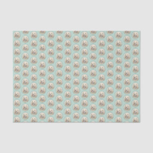 Cocker Spaniel Buff Painting - Original Dog Art Tissue Paper