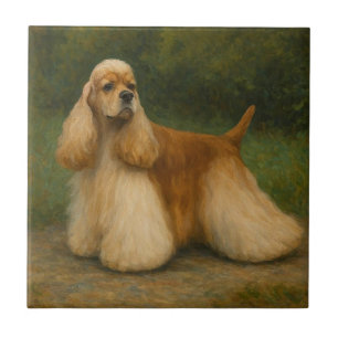 Cocker Spaniel Ceramic Tile
