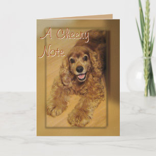 Cocker Spaniel Cheer You-customise any occasion Card