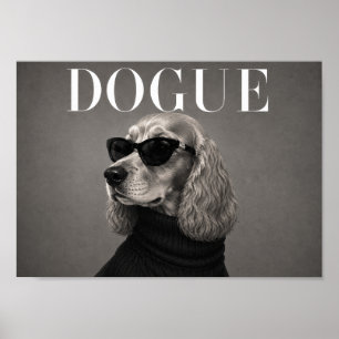 Cocker Spaniel Chic Fashion Dog Art Print
