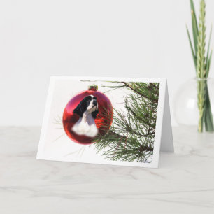 Cocker Spaniel Christmas Card Ball
