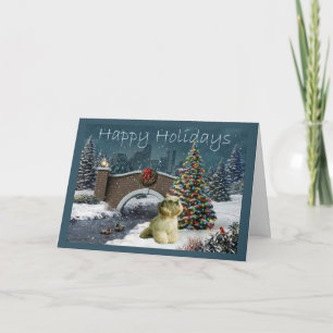Cocker Spaniel Christmas Card Evening2