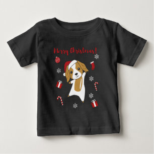 Cocker Spaniel Christmas Dog Winter Animals Dogs Baby T-Shirt
