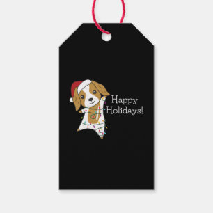 Cocker Spaniel Christmas Dog Winter Animals Dogs Gift Tags