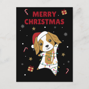 Cocker Spaniel Christmas Dog Winter Animals Dogs Holiday Postcard