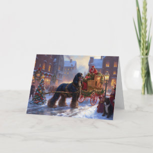 Cocker Spaniel Christmas Festive Season Card