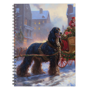 Cocker Spaniel Christmas Festive Season Notebook