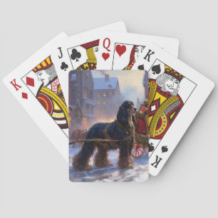 Cocker Spaniel Christmas Festive Season Playing Cards