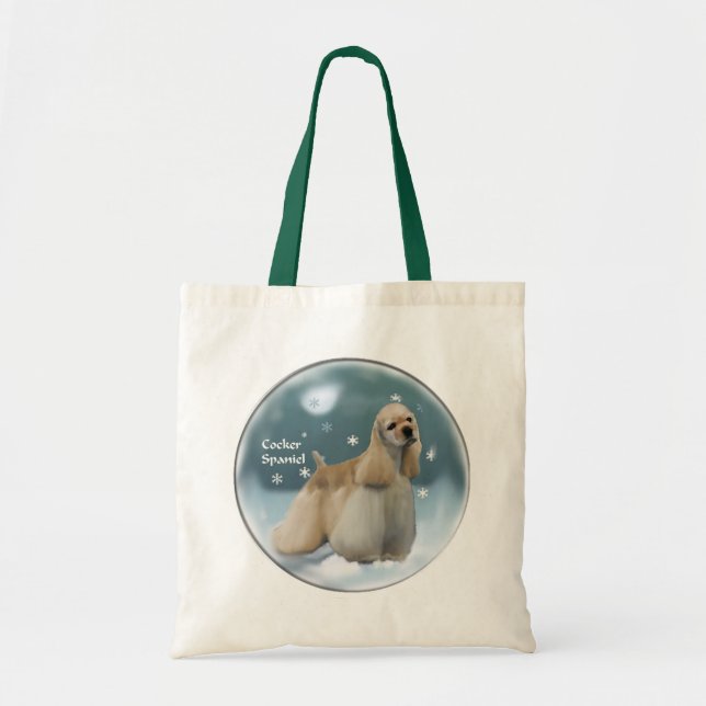 Cocker Spaniel Christmas Gifts Tote Bag (Front)