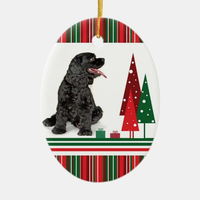 Cocker Spaniel Christmas Ornament (Front)
